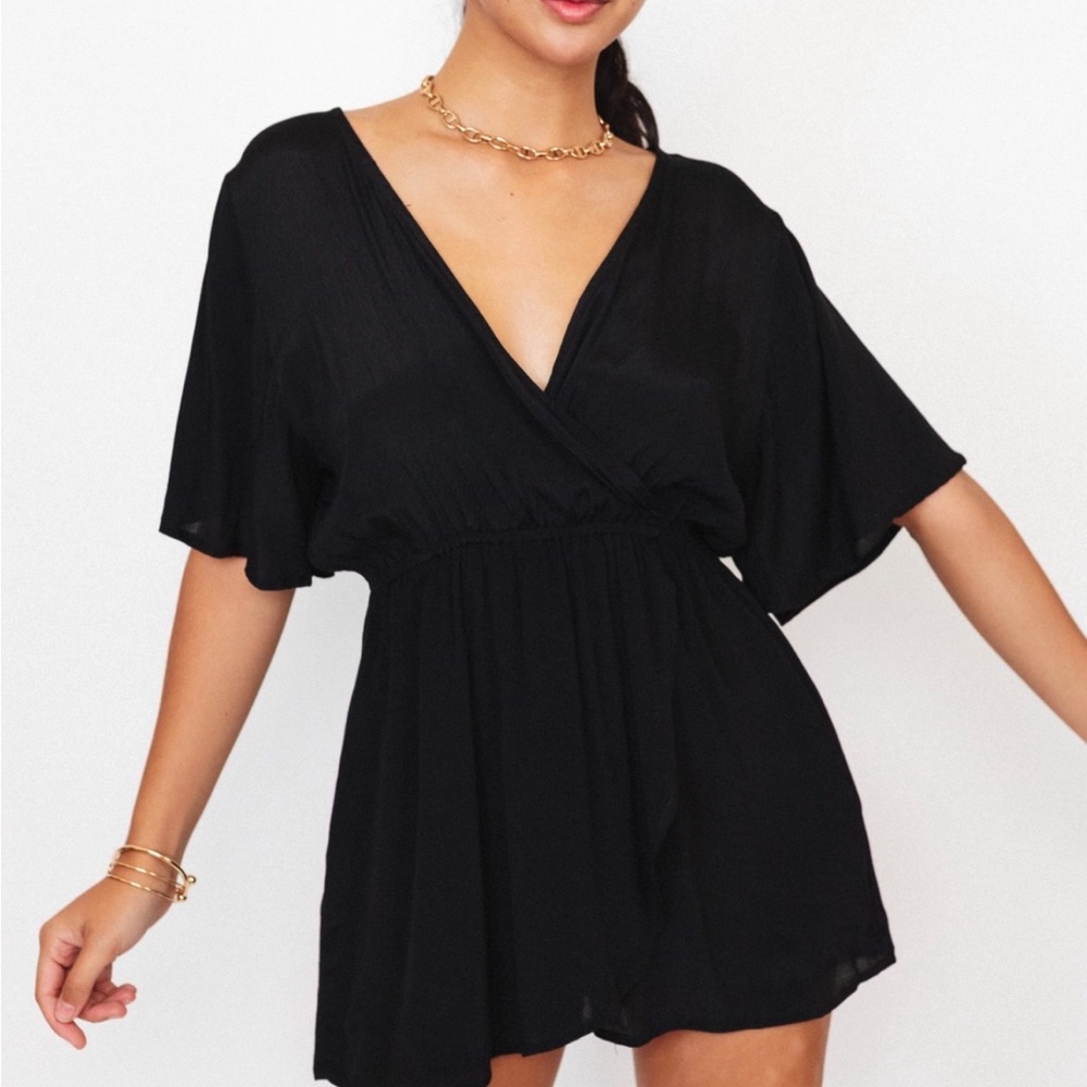 NEW FIGHTING EEL AVA SKY ROMPER DRESS